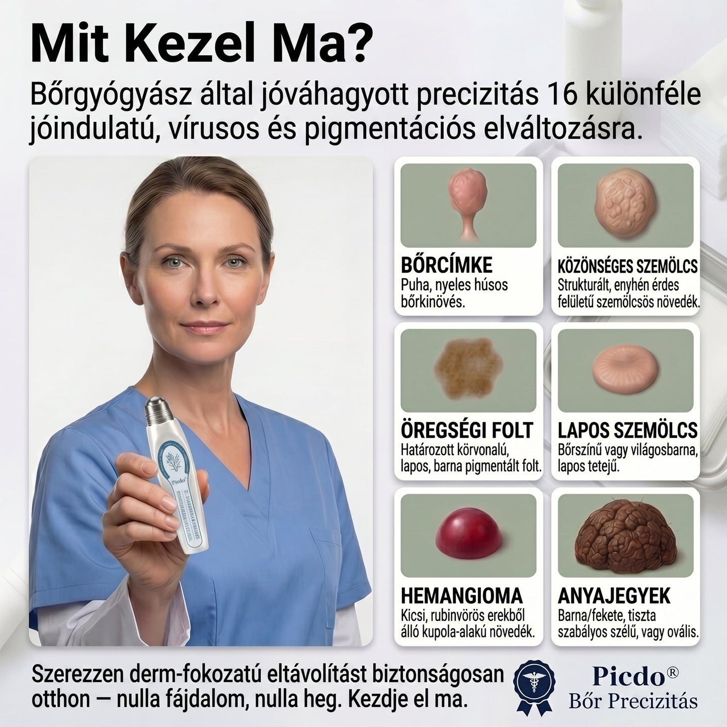 🖋️💫𝐇𝐢𝐯𝐚𝐭𝐚𝐥𝐨𝐬 𝐦á𝐫𝐤𝐚𝐛𝐨𝐥𝐭  𝐏𝐢𝐜𝐝𝐨®   𝟕 𝐍𝐚𝐩𝐨𝐬 𝐁ő𝐫𝐤𝐢𝐧ö𝐯é𝐬- é𝐬 𝐅𝐨𝐥𝐭𝐫𝐚𝐝í𝐫(Fájdalommentes, nyommentes roll-on)