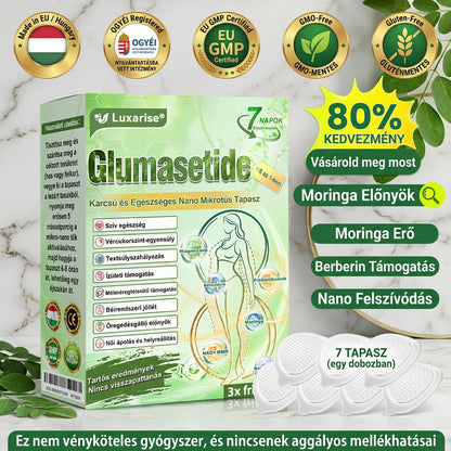 🌿Luxarise®Glumasetide 8az 1-ben Karcsu és Egeszséges Nano Mikrotus Tapasz (Napi 1alkalom – látható változásakár 7 nap alatt) ✅ Elhízásra,bőrfeszesítésre,cukorbetegségre, alvásiapnoéra, ízületekre stb HU🍀