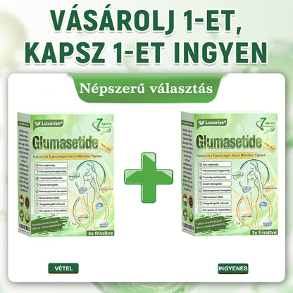 🌿Luxarise®Glumasetide 8az 1-ben Karcsu és Egeszséges Nano Mikrotus Tapasz (Napi 1alkalom – látható változásakár 7 nap alatt) ✅ Elhízásra,bőrfeszesítésre,cukorbetegségre, alvásiapnoéra, ízületekre stb HU🍀