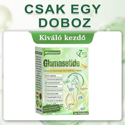 🌿Luxarise®Glumasetide 8az 1-ben Karcsu és Egeszséges Nano Mikrotus Tapasz (Napi 1alkalom – látható változásakár 7 nap alatt) ✅ Elhízásra,bőrfeszesítésre,cukorbetegségre, alvásiapnoéra, ízületekre stb HU🍀