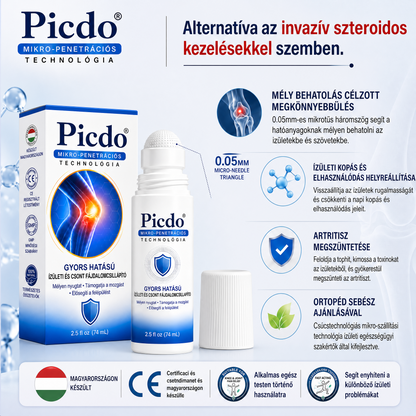 𝐏𝐢𝐜𝐝𝐨® 🧑‍⚕️ 0,05 mm-es mikrotűs csont- és ízületregeneráló görgő 🛡️ (Minden felnőtt számára, nőknek és férfiaknak egyaránt – átfogó támogatás különböző ízületi problémák esetén)✅